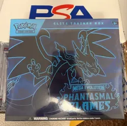 Pokemon Phantasmal Flames Sealed ETB + Mystery Graded Slab! - Image 1