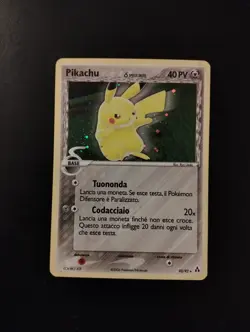 Carte Pokemon PIKACHU 93/92 Specie Delta ITA Holo Italiano - Image 1