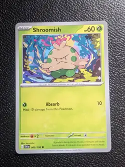 3X Shroomish 003/198 - 2023 Pokemon TCG - Scarlet & Violet Common - Image 1