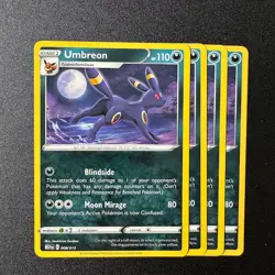 4x Umbreon 009/015 Regular McDonald's Promos 2024 Pokemon TCG - Image 1