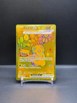 Pokemon TCG Prismatic Evolutions Gold Pikachu ex Hyper Rare *** 179/131 - Image 1