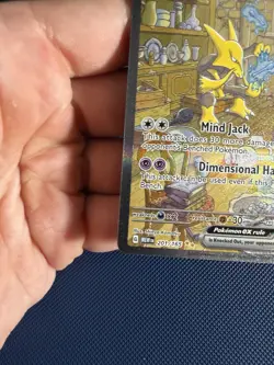 Pokemon TCG Alakazam ex 201/165 Scarlet & Violet 151 Holo Rare 310HP Mind Jack - Image 5