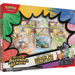 Pokemon TCG Ascended Heroes First Partners Deluxe Pin Collection – Pre-Order (Sh - Image 1