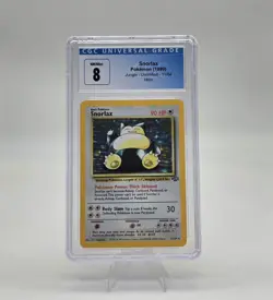 Pokemon Snorlax Jungle 1999 Holo Rare 11/64 CGC Blue Label 8 Near Mint/Mint - Image 1