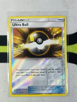 2017 Pokemon Sun & Moon Base Set #68/73 Ultra Ball - Image 1