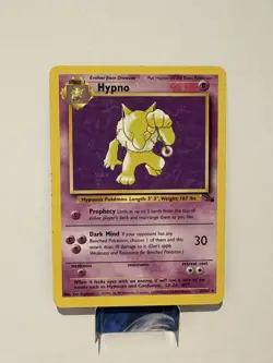 Pokemon Hypno 23/62 Non-Holo Rare Fossil LP - Image 1