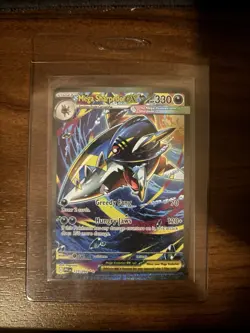 Mega Sharpedo ex Holo Pokemon Phantasma #127/094 Special Illustration Rare SIR - Image 1