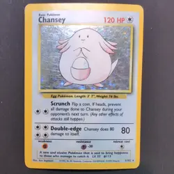 Chansey Holo Pokemon Base Set #3 1999 - Image 1