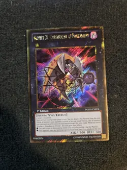 Number 31: Embodiment of Punishment - PGLD-EN024 - Gold Secret Rare (NM) Yugioh - Image 1