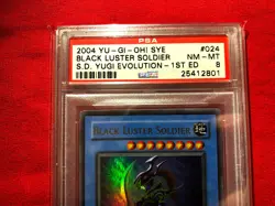 Yugioh Black Luster Soldier SYE-024 Ultra Rare 1st Edition PSA 8 💎 - Image 3