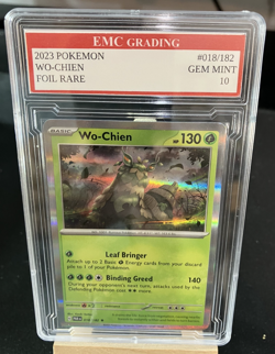 WO-CHEN #018/182 HOLO RARE FOIL Pokemon 2023 Card GRADED 10 MINT TCG CCG - Image 1