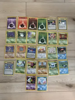 104 Vintage Pokemon Card Lot - WOTC 1999-2000 - Good Condition - All Sleeved - Image 1