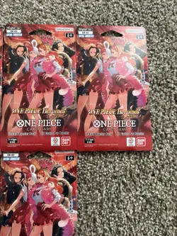 One Piece Card Game EB-03 Heroines Sleeved Booster Packs Lot of 6 Sealed - Image 3