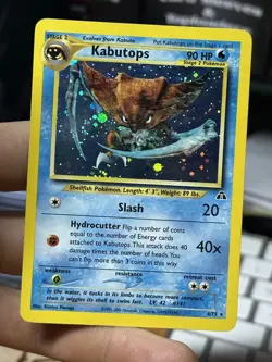 #2 Kabutops 6/75 Neo Discovery 2001 Holo Rare WOTC Pokemon Card TCG - Image 3
