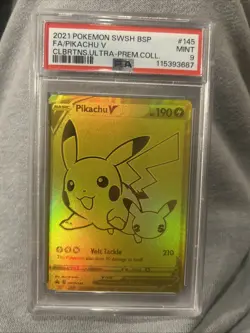 Pikachu V SWSH145 SWSH: Sword & Shield Promo Cards Holo - Image 1