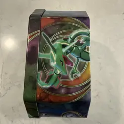 Pokemon 2016 Rayquaza EX Powers Beyond Collectors Tin Only No Cards - Image 4