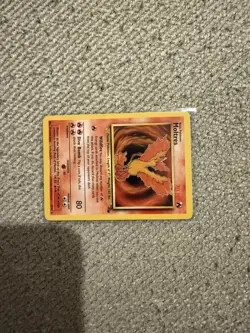 Moltres 27/62 1999 Pokemon TCG Fossil Set Non Holo Rare Card Vintage WOTC NM - Image 4