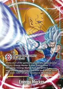 Bandai Card Games FEST Dragon Ball Super TCG Fusion World Energy Marker E-93! NM - Image 1