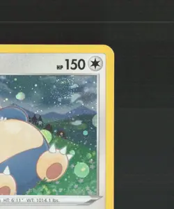 Snorlax SWSH032 Sword & Shield Black Star Promo SWIRL Holo Pokemon Card LP - Image 4