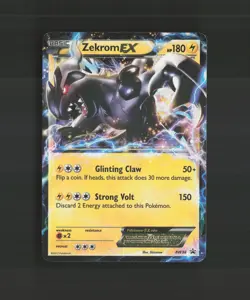 Zekrom EX BW38 Black & White Black Star Promo Holo Pokemon Card MP - Image 1