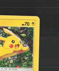 Pikachu SM04 Sun & Moon Black Star Promo Holo Pokemon Card LP - Image 4