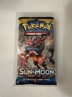 Pokemon Sun & Moon Sealed Booster Pack - 10 Cards - Image 1