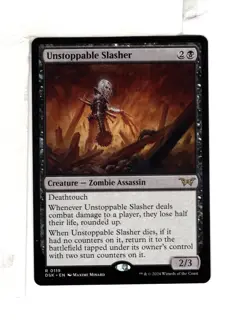 MTG SkeenAB Unstoppable Slasher (0119) from DSK. NM. - Image 1