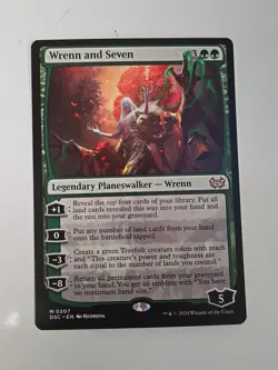 Wrenn and Seven | Magic the Gathering MTG | Duskmourn Commander DSC | NM - Image 1