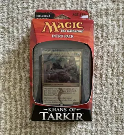 Magic The Gathering Khans Of Tarkir Sultai Schemers Intro Pack 2 Boosters Sealed - Image 1