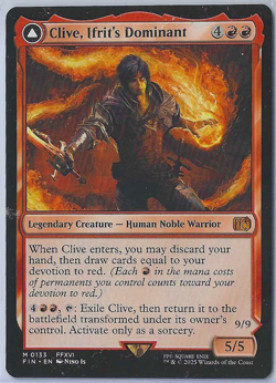 Clive, Ifrit's Dominant Final Fantasy # 133 - Mythic Rare - Mint - Image 1