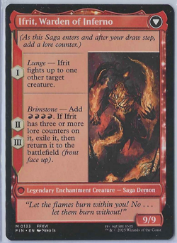 Clive, Ifrit's Dominant Final Fantasy # 133 - Mythic Rare - Mint - Image 2