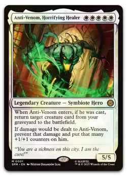 Anti-Venom, Horrifying Healer #1 (Foil) (NM) Spider-Man SPM Magic MTG - Image 1