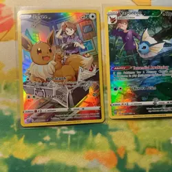 Pokemon brilliant stars trainer gallery lot, Eevee, vaporeon, jolteon - Image 3