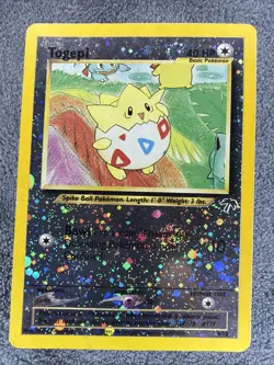 Pokemon Togepi Reverse Holo Foil Card #4/18 Southern Islands MP 🔥2 Swirls🔥 - Image 1