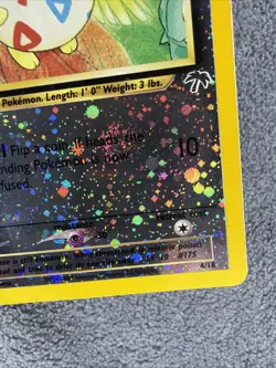 Pokemon Togepi Reverse Holo Foil Card #4/18 Southern Islands MP 🔥2 Swirls🔥 - Image 5