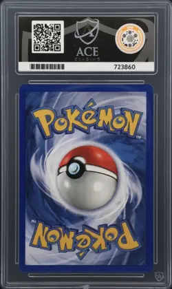 Pikachu 58/102 Base Yellow Cheeks ACE GRADED 9 MINT Pokemon Card - Image 2