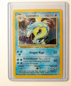 GYARADOS BASE SET MP 6/102 POKEMON 1999 HOLO - Image 1