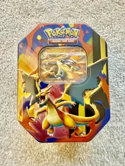 Pokemon TCG Mega Charizard Y ex Tin | Brand New & Sealed | FREE Delivery ✅ 🔥 - Image 1
