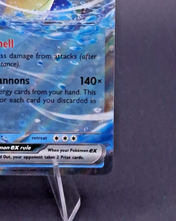 Blastoise ex 030/142 - Stellar Crown - Double Rare Holo - Pokemon TCG - NM/MINT - Image 3