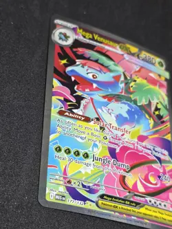 Pokemon Mega Evolution Mega Venusaur EX 177/132 Special Illustration Rare SIR - Image 3