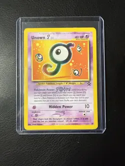 2001 Pokemon - Unown (J) #38/53 - Black Star Promo - LP - Image 2