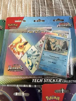 3 Pokemon Prismatic 3 Pack Blisters And 2 Mega Evolution / Phantasmal Flames - Image 3