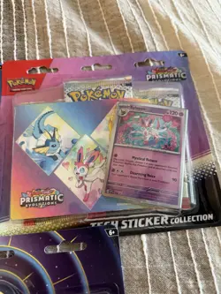 3 Pokemon Prismatic 3 Pack Blisters And 2 Mega Evolution / Phantasmal Flames - Image 4