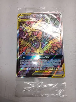 Sealed Glass Birds Pokemon Moltres Zapdos Articuno GX Sm210 ETB Promo Gem Mint - Image 2