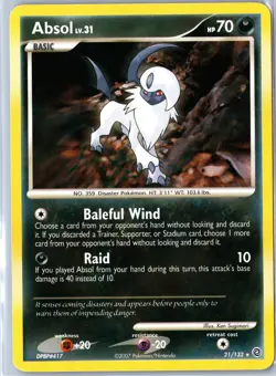 Pokemon tcg: Secret Wonders Absol #21/132 Base - NM Rare .VO5 - Image 1