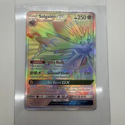 Pokemon TCG 2017 SM Solgaleo GX Secret Rare 155/149 | NM - Image 2