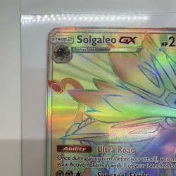 Pokemon TCG 2017 SM Solgaleo GX Secret Rare 155/149 | NM - Image 3