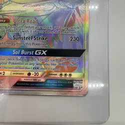 Pokemon TCG 2017 SM Solgaleo GX Secret Rare 155/149 | NM - Image 5