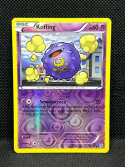 Pokemon Tcg Koffing 57/135 Plasma Storm Reverse Holo - Image 1