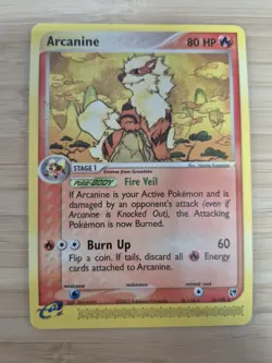 Arcanine 15/100 EX Sandstorm Pokemon TCG VG Condition - Image 1